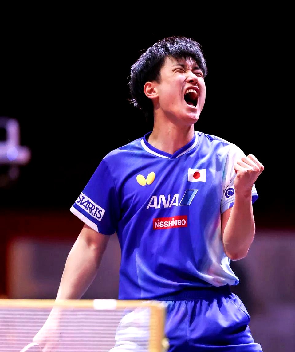 韩国乒乓球队爆冷比利时乒乓球队，张本智和爆发神勇的简单介绍