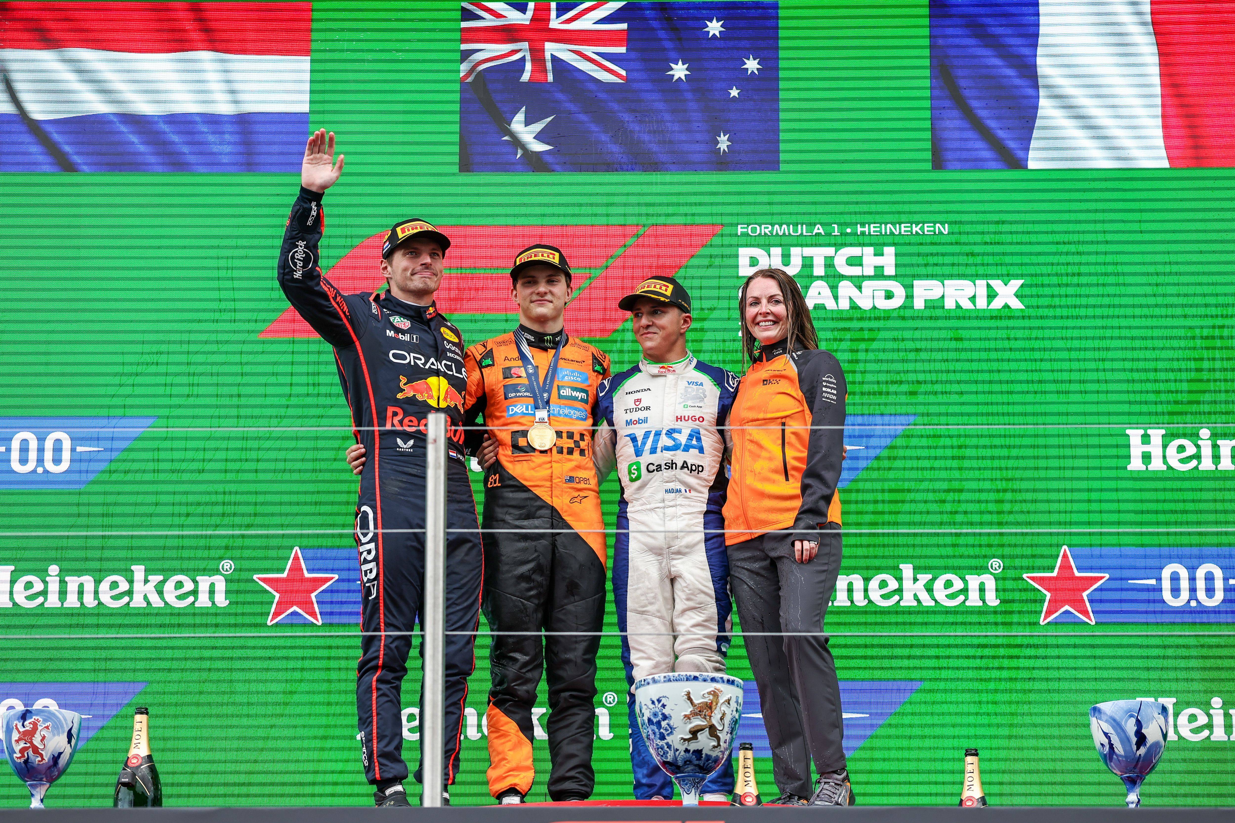 包含红牛二队碾压威廉姆斯，维斯塔潘关键制胜的词条